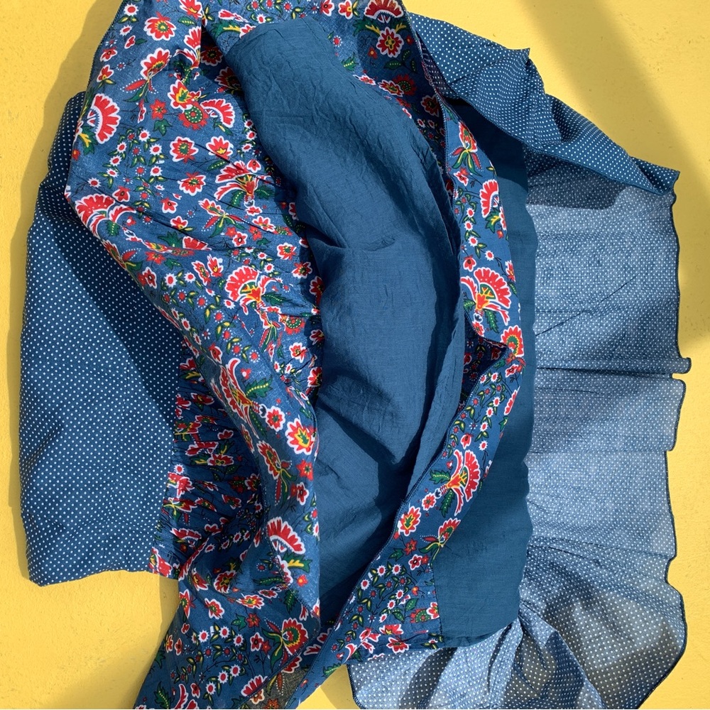 ANTHROPOLOGIE KOPAL embroidered dress Small floral print NWT new tiered halter - Picture 9 of 16